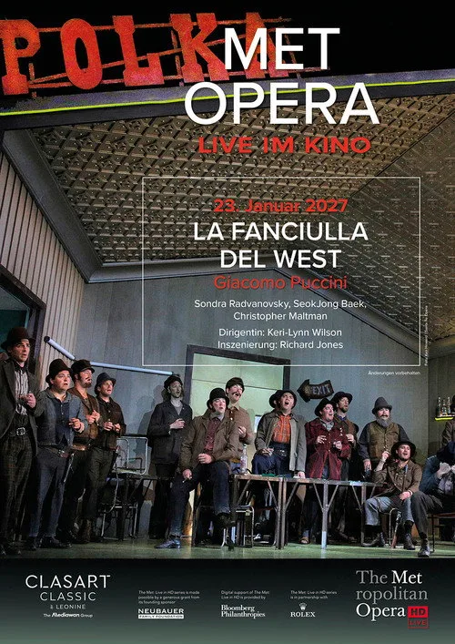 The Metropolitan Opera 2026/27: La Fanciulla del West afişi