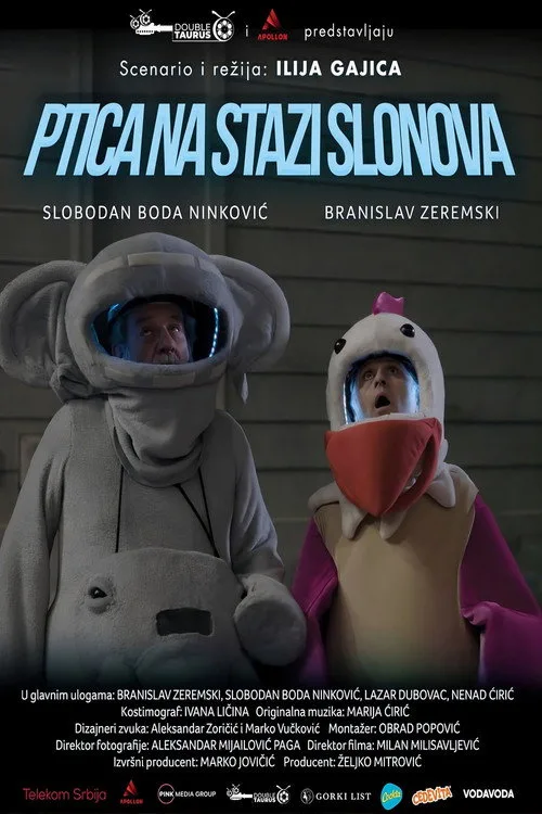 Ptica na stazi slonova afişi