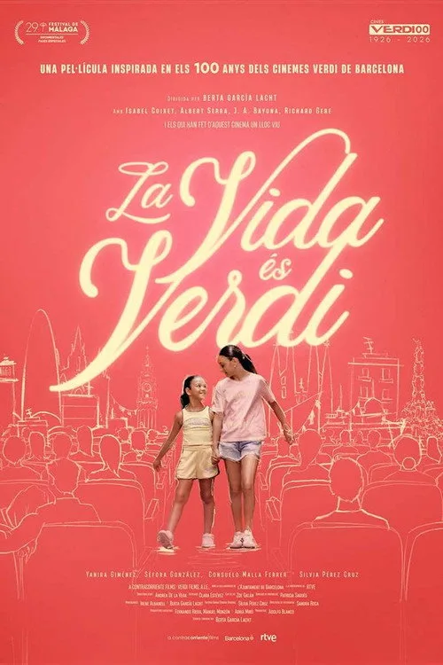 La vida és Verdi afişi