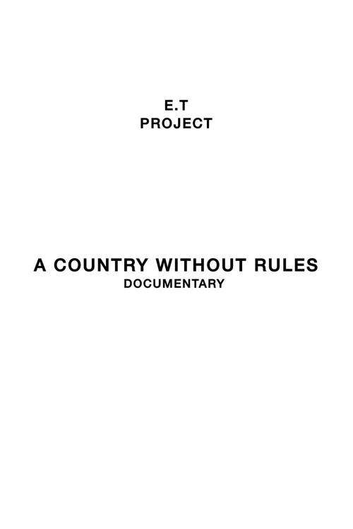 A Country Without Rules afişi