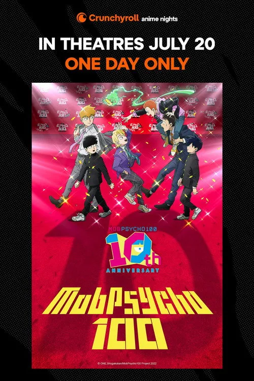Mob Psycho 100 Celebrates Its 10th Anniversary afişi