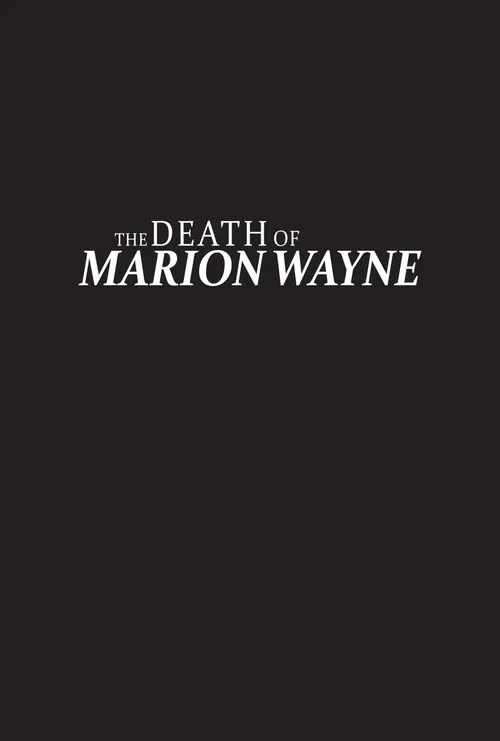 The Death of Marion Wayne afişi