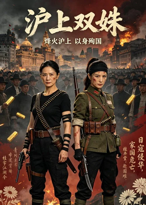 Two Heroines of Shanghai afişi