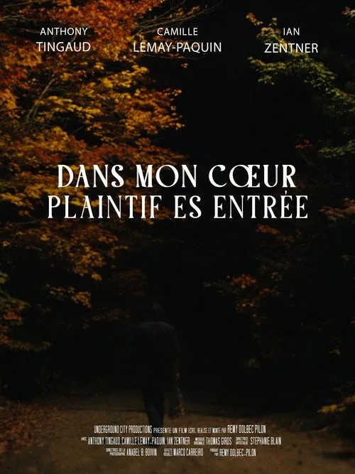 Dans mon cœur plaintif es entrée afişi
