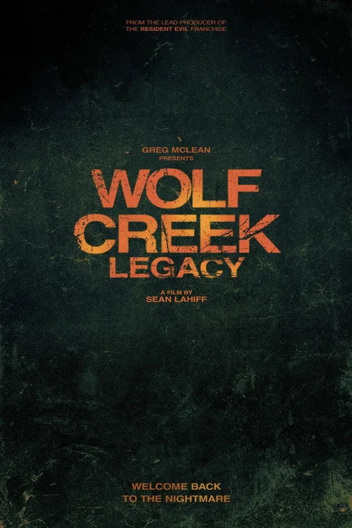 Wolf Creek: Legacy afişi