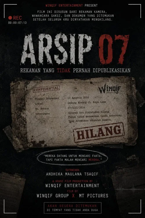 ARSIP 07: Rekaman Yang Tidak Pernah Dipublikasikan afişi
