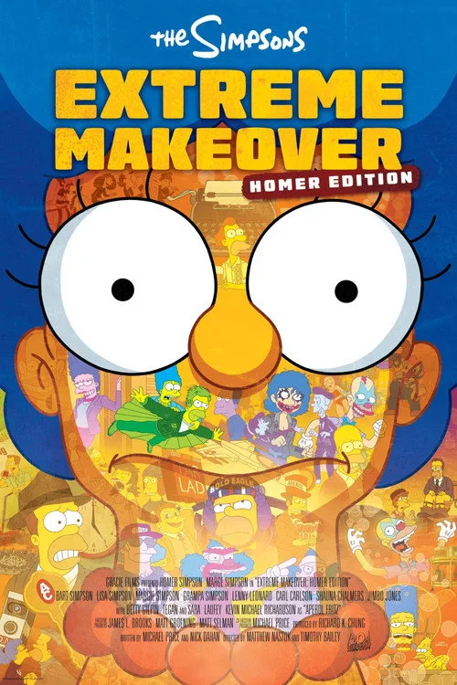 The Simpsons Extreme Makeover Homer Edition afişi